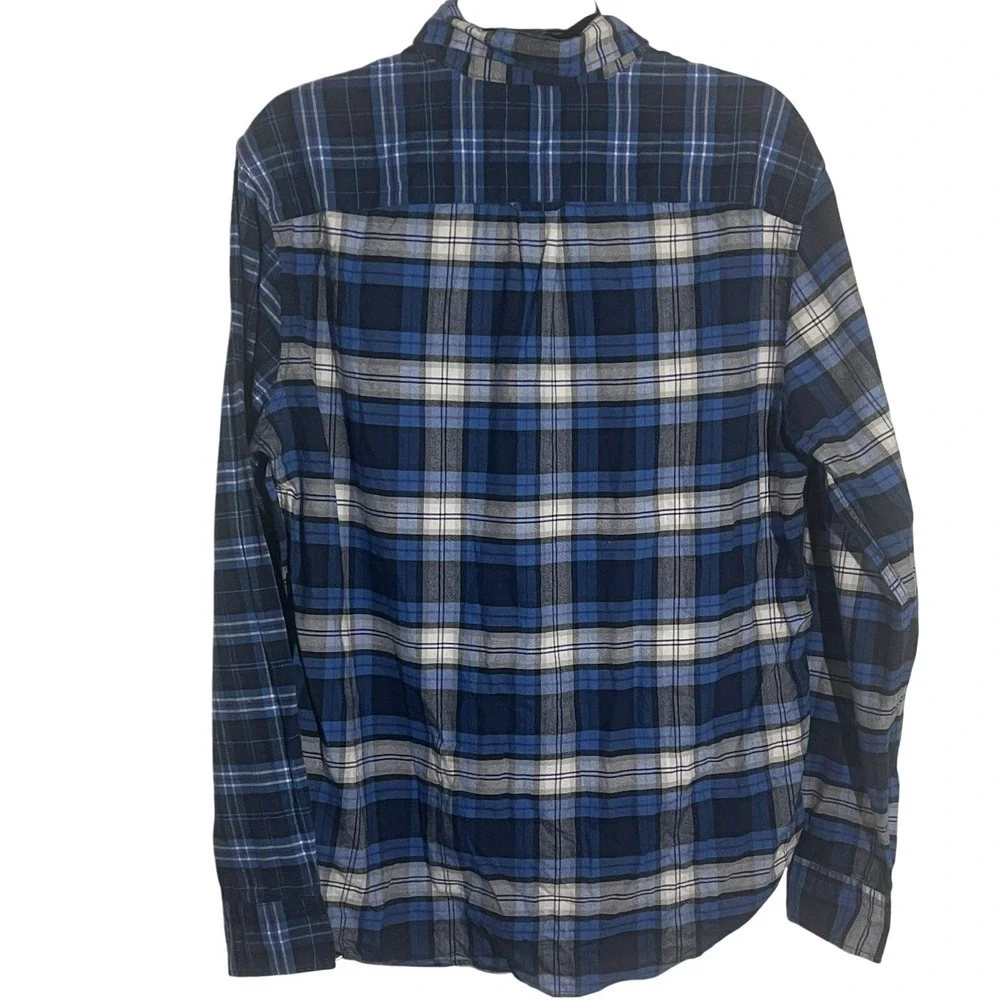 American Eagle Seriously Soft Plaid Flannel Shirt L